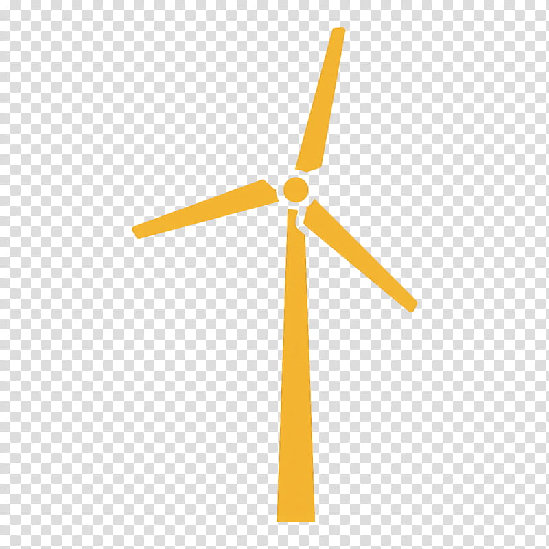 windmill wind turbine yellow wind transparent background PNG clipart