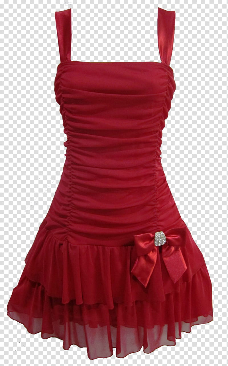 Flirty Short Red Dress, women's ted sheer strap mini dress transparent background PNG clipart