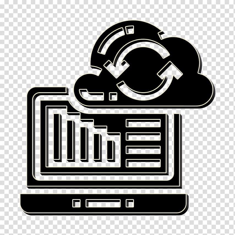 Cloud icon Business Analytics icon Syncronization icon, Text, Logo, Symbol transparent background PNG clipart