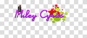 Miley Cyrus Texto transparent background PNG clipart thumbnail