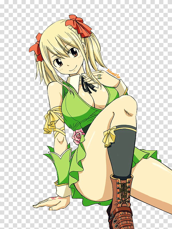 Lucy Heartfilia Render, female character graphic transparent background PNG clipart
