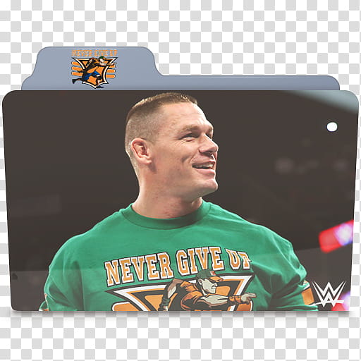 WWE John Cena Folder Icon transparent background PNG clipart