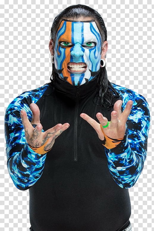 Jeff Hardy WWE  FACEPAINT  transparent background PNG clipart