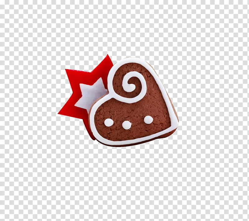 CHRISTMAS MEGA, brown and white chocolate heart cookie illustration transparent background PNG clipart