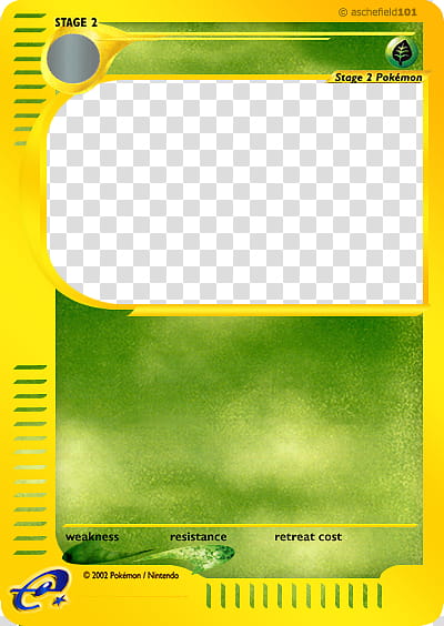 Original e Card Blank , Pokemon trading card transparent background PNG clipart