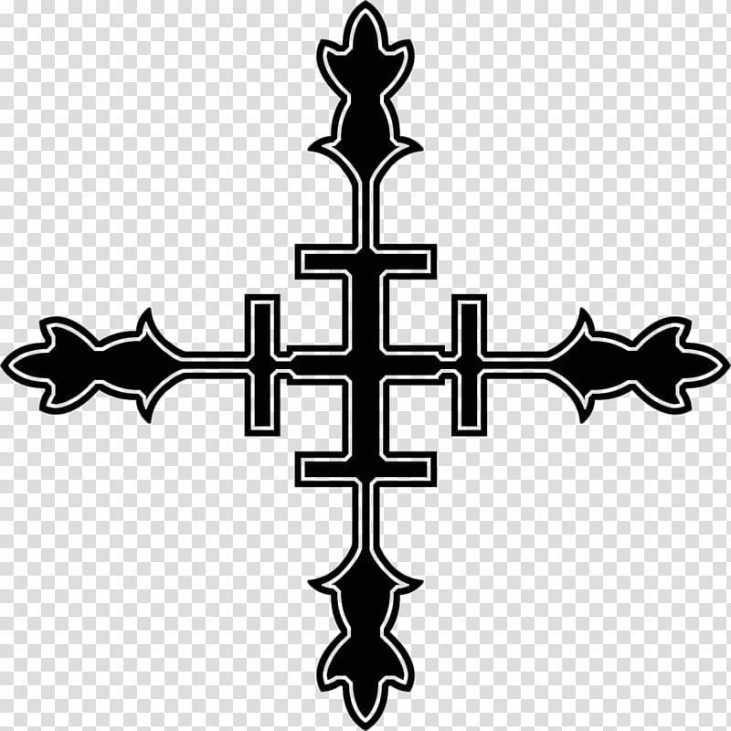 Gothic cross, black cross art transparent background PNG clipart