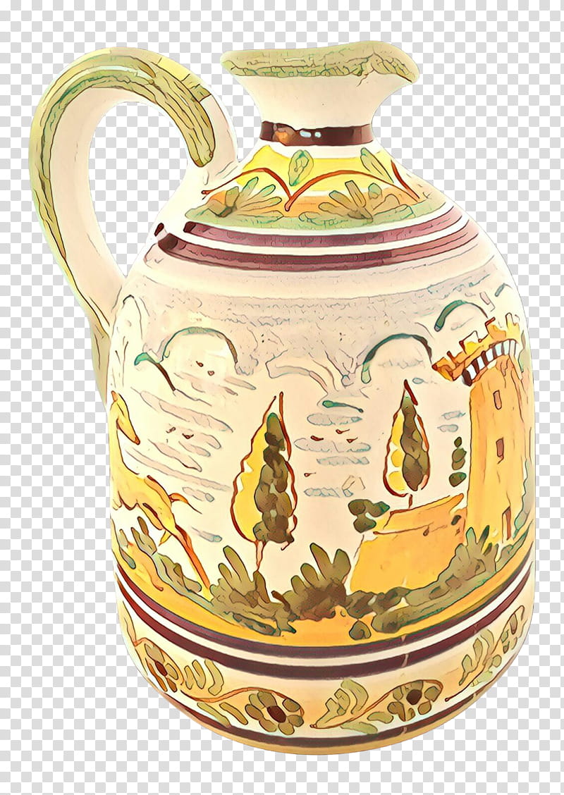 Jug Ceramic Vase Pitcher Pottery, Cartoon, Teapot, Mug, Kettle, Lid, Serveware, Tableware transparent background PNG clipart