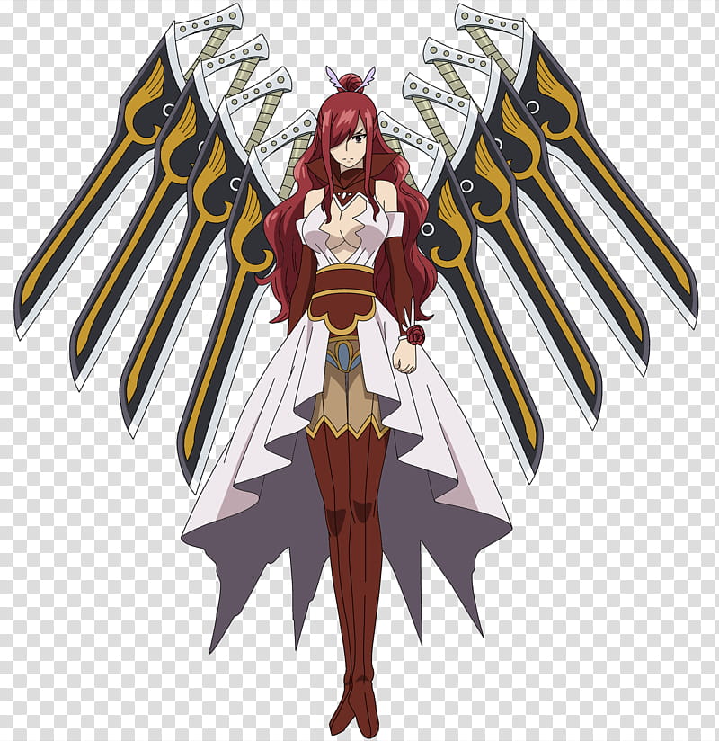 Erza Scarlet Ataraxia Armor, Fairy Tail Erza Scarlet transparent background PNG clipart