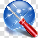 Oxygen Refit, gnome-network-preferences, red screwdriver illustration transparent background PNG clipart