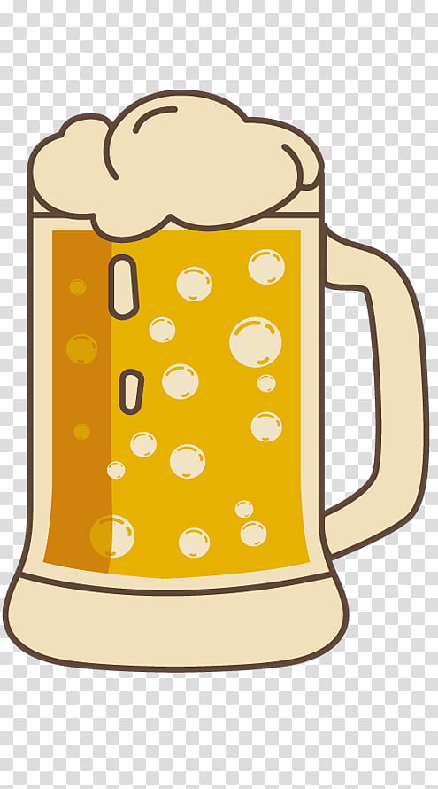 Beer, Beer Glasses, Cup, Drink, Cartoon, Alcoholic Beverages, Drawing, Mug transparent background PNG clipart