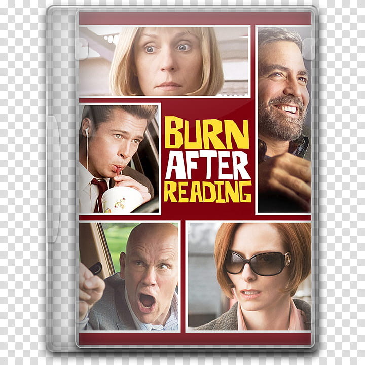 Coen Brothers Filmography Plastic Case Covers, Burn After Reading () transparent background PNG clipart