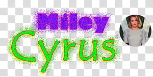 Texto De Miley Cyrus transparent background PNG clipart thumbnail