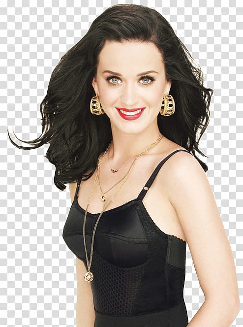 Katy Perry wearing bustier top transparent background PNG clipart