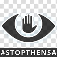 Stop The NSA transparent background PNG clipart