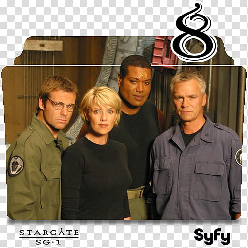 Stargate SG  series and season folder icons, Stargate SG- S ( transparent background PNG clipart