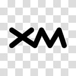 Minimal JellyLock, XM text illustration transparent background PNG clipart