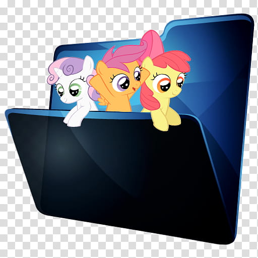 My little icons  , CMC, My Little Pony folder transparent background PNG clipart