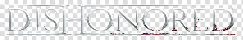 Dishonored Logo Render, Dishonored text transparent background PNG clipart
