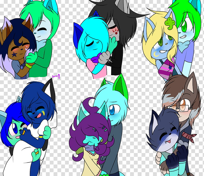 My Fursona Couples So Far transparent background PNG clipart
