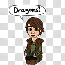 HTTYD Hiccup Shimeji, brown haired man sitting illustration transparent background PNG clipart
