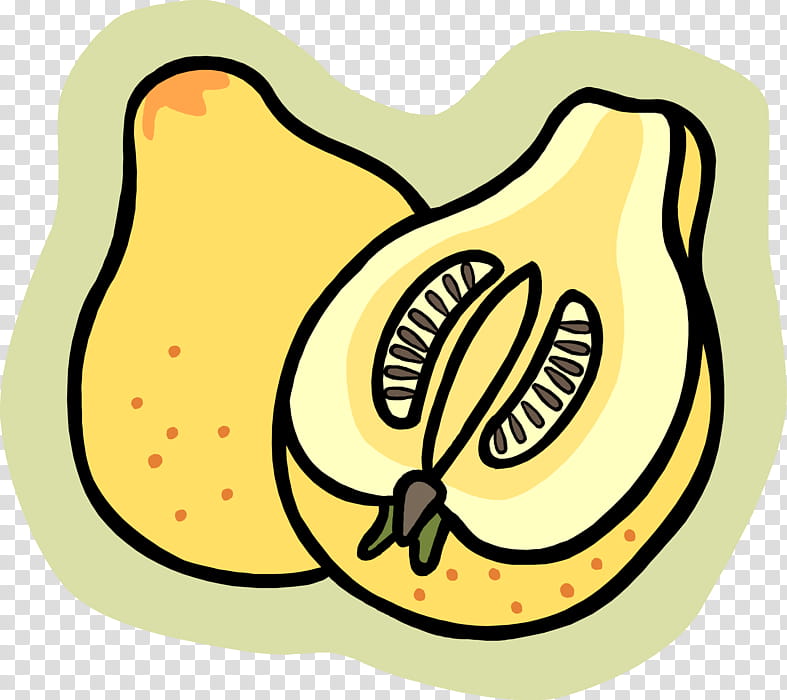 Cartoon Banana, Food, Fruit, Egg, Pear, Ingredient, Avocado, Apple transparent background PNG clipart