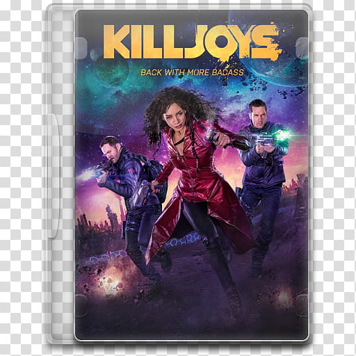 TV Show Icon , Killjoys , Killjoys DVD case transparent background PNG clipart