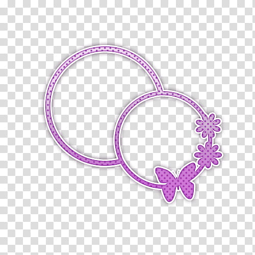 Frame s, pink butterfly and flowers illustration transparent background PNG clipart