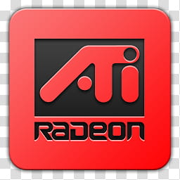 Icon , ATI, ATI Radeon logo transparent background PNG clipart