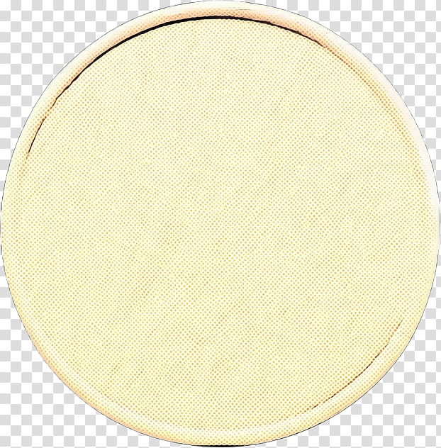 yellow beige circle pizza stone metal, Pop Art, Retro, Vintage transparent background PNG clipart
