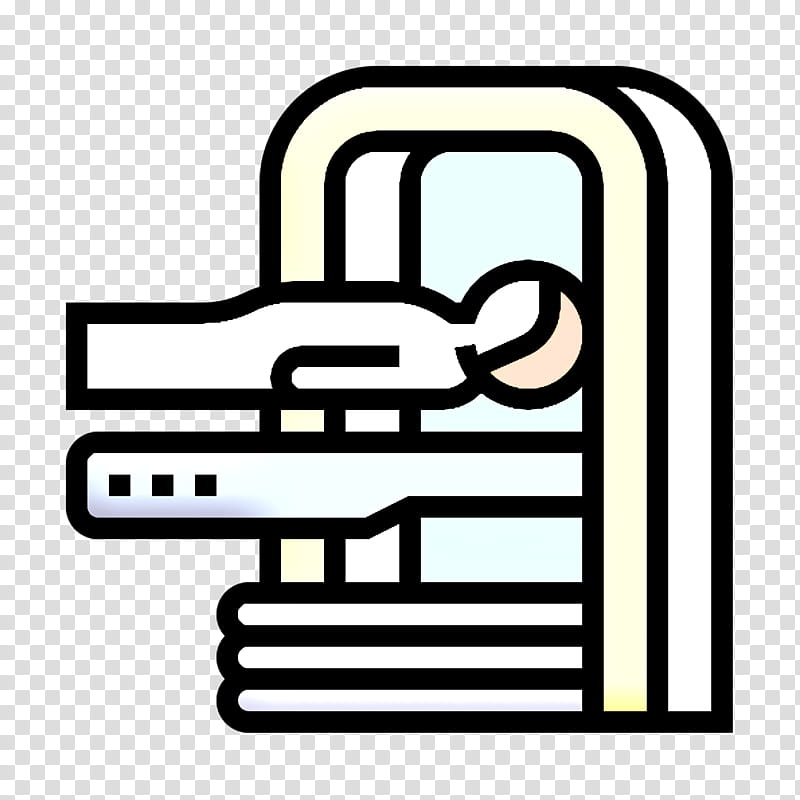Mri icon Health Checkup icon, Line, Coloring Book, Line Art transparent background PNG clipart