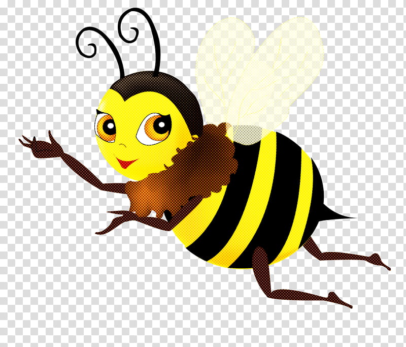 Bumblebee, Insect, Honeybee, Cartoon, Membranewinged Insect, Yellow, Hornet transparent background PNG clipart