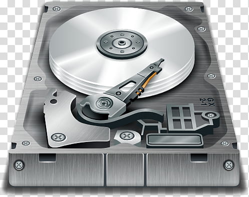 Hard Disk, gray and white vinyl player illustration transparent background PNG clipart