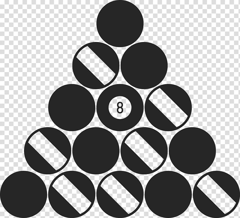 Eightball Circle, Billiard Ball Racks, Billiards, Cue Stick, Billiard Balls, Riddler, Pool, Billiard Hall transparent background PNG clipart