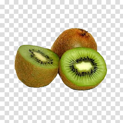 Fruits, two kiwi fruits transparent background PNG clipart