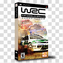PSP Games Boxed  , WRC FIA World Rally Championship transparent background PNG clipart