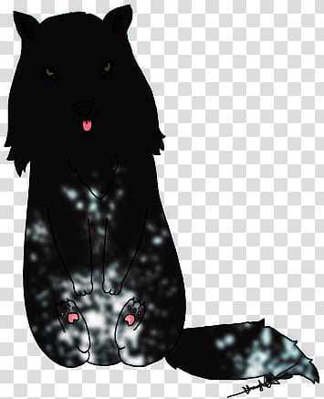 Dark Wolf transparent background PNG clipart