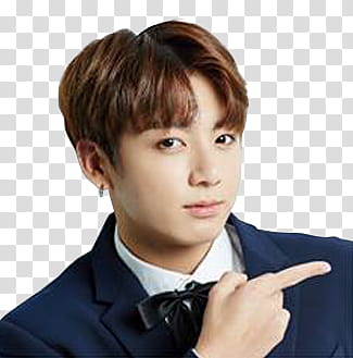 BTS JUNGKOOK, man pointing to the right transparent background PNG ...