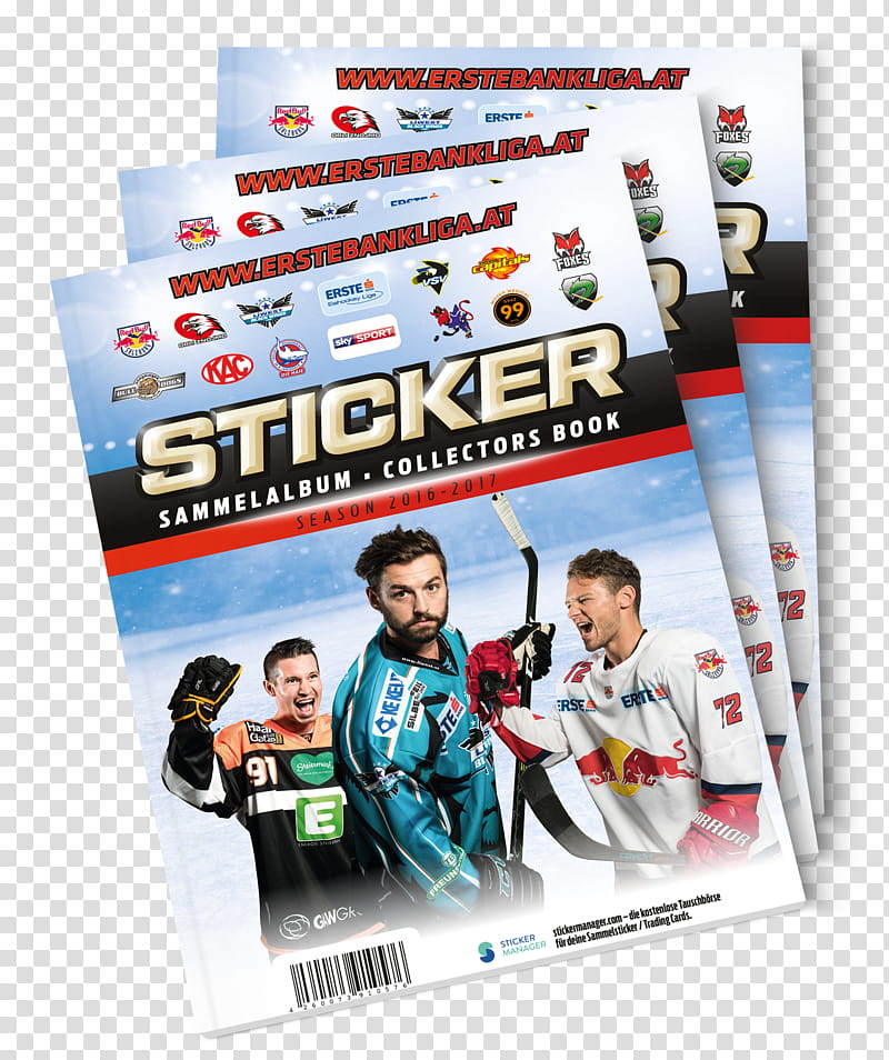 Background Flyer, Austrian Hockey League, Ice Hockey, Ec Kac, Sticker, Sticker Album, Text, Collecting transparent background PNG clipart