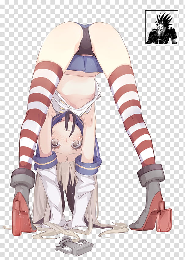 Shimakaze Kancolle Render ( kantai collection), anime character transparent background PNG clipart