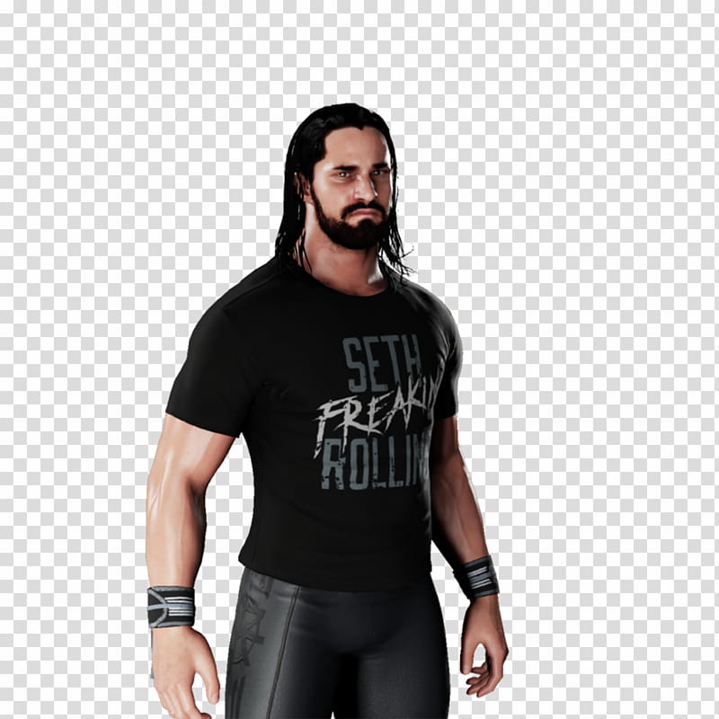 Seth Rollins WWE K Render transparent background PNG clipart