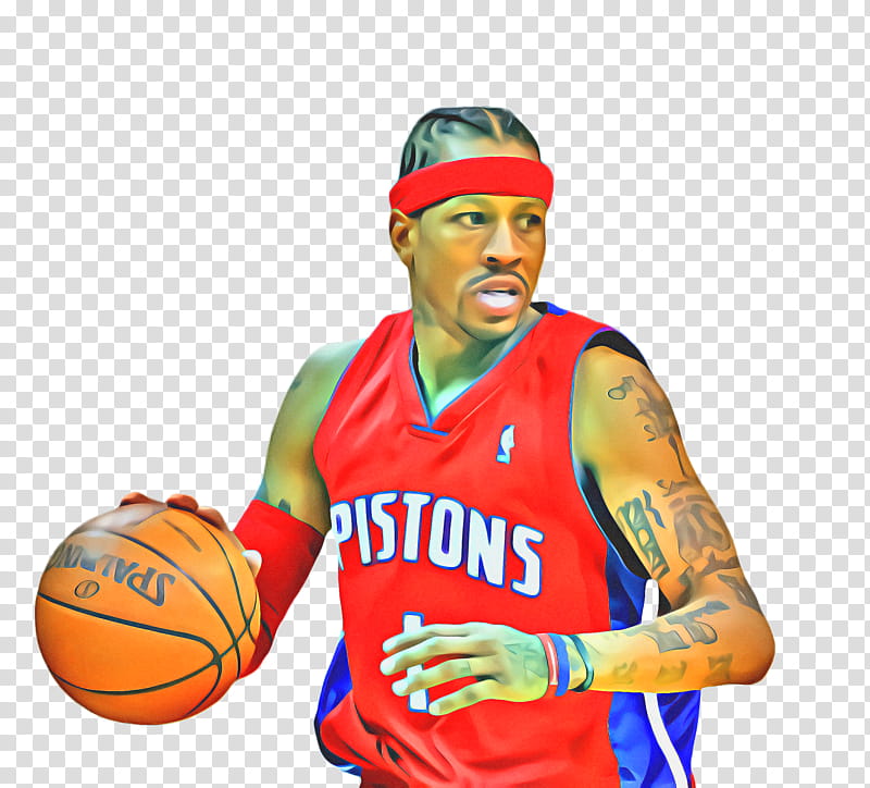 Basketball, Allen Iverson, Basketball Player, Sport, Detroit Pistons, Team Sport, Sports, Nba transparent background PNG clipart