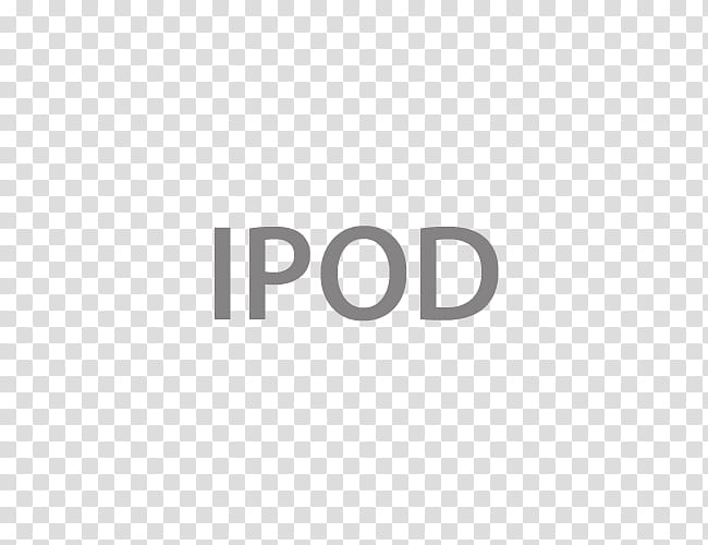 Krzp Dock Icons v  , IPOD, gray iPod text transparent background PNG clipart