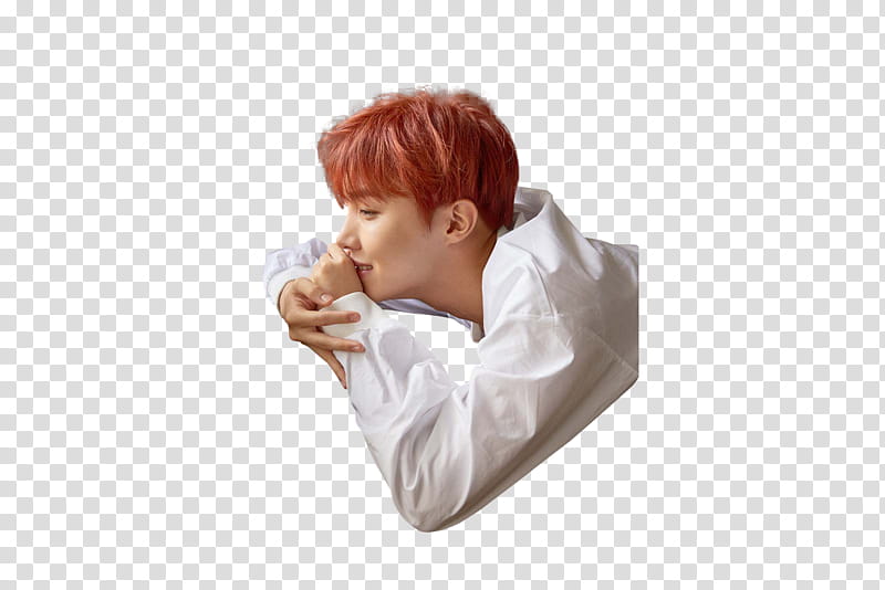 BTS LOVE YOURSELF HER L VER, man wearing white dress shirt transparent background PNG clipart