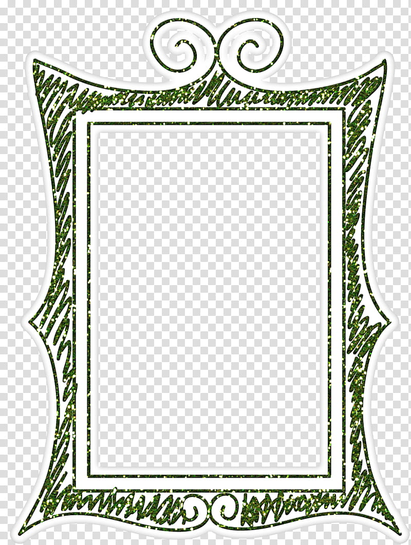 green frame transparent background PNG clipart