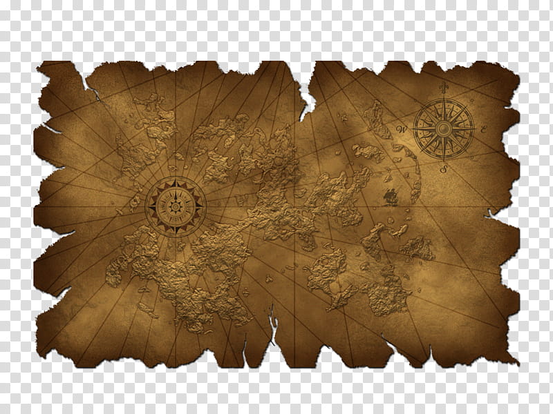 Old sea chart , world map illustration transparent background PNG clipart