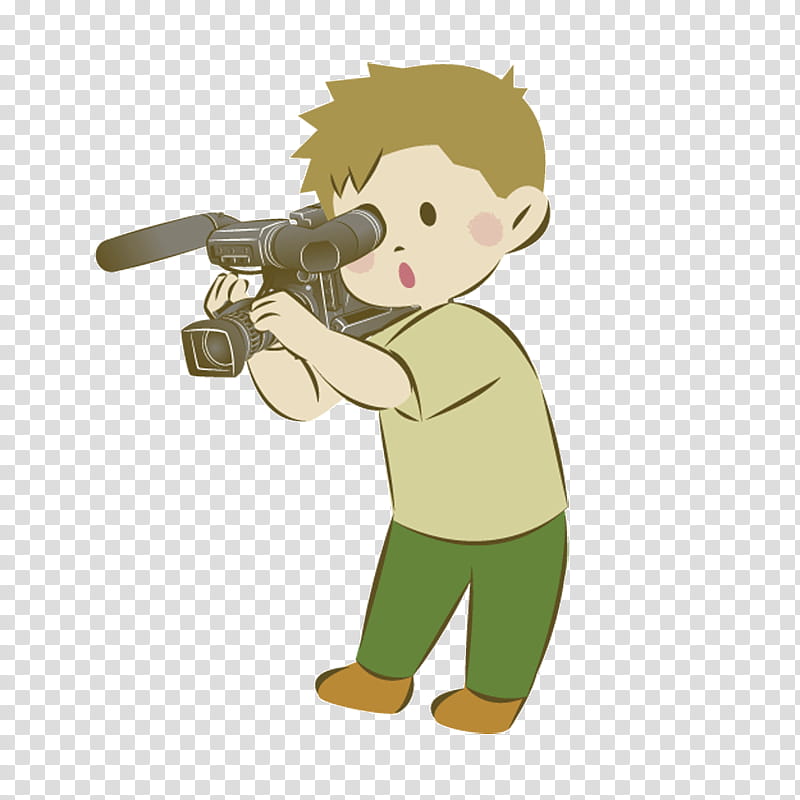Camera Silhouette, Video, grapher, Cartoon, Animation, Japanese Cartoon, Drawing, Child transparent background PNG clipart