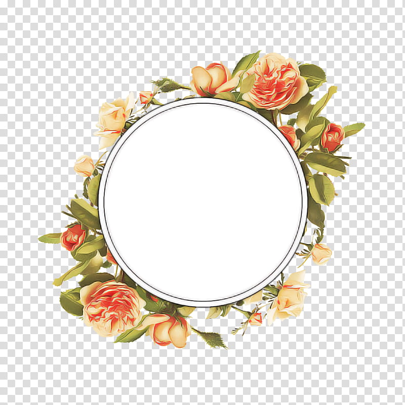 frame, Mirror, Plant, Frame, Flower, Oval, Interior Design transparent background PNG clipart