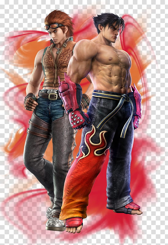 Hwoarang and Jin, Tekken  Kin Kazama transparent background PNG clipart
