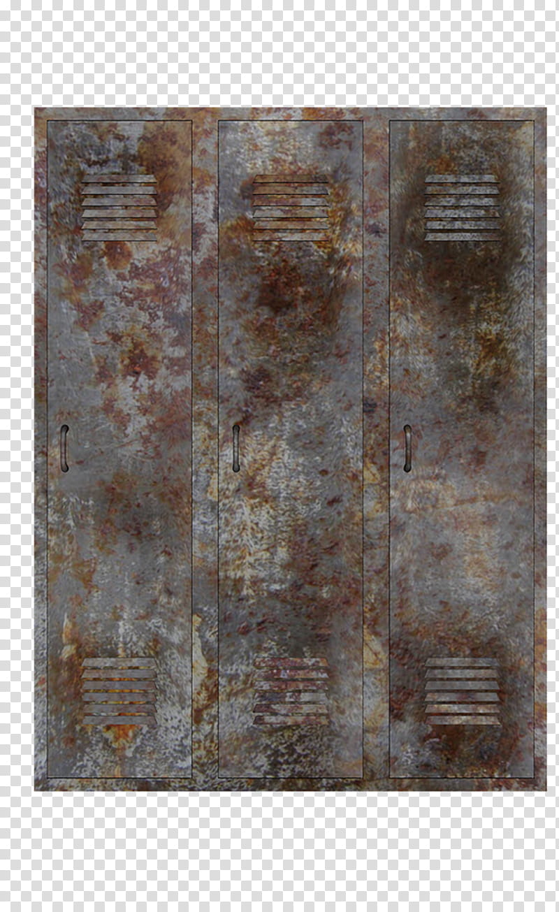 Old Rusty Locker transparent background PNG clipart