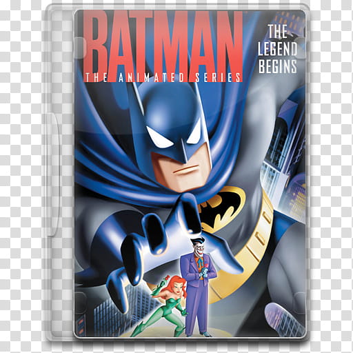 TV Show Icon Mega , Batman, The Animated Series, Batman The Animated Series The Legend Begins DVD case transparent background PNG clipart